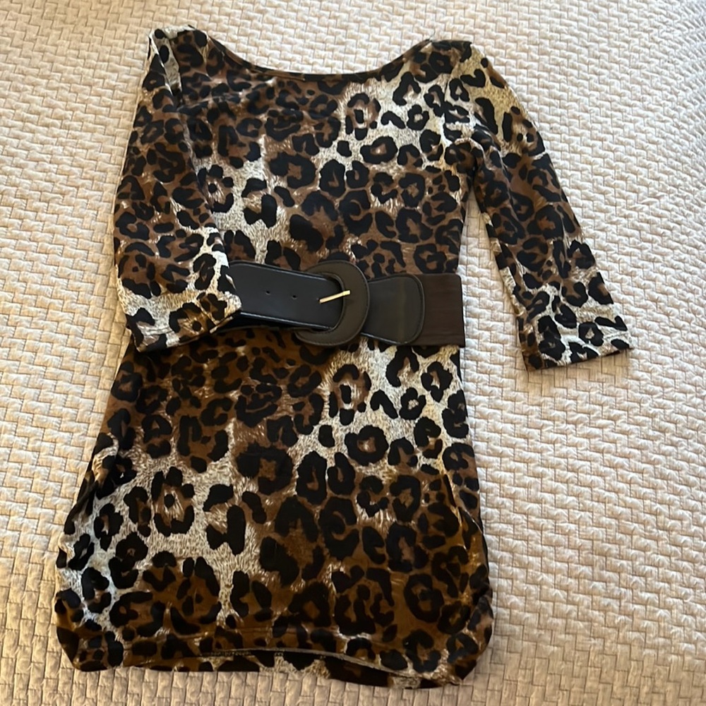 Womens Mandee brand ruched side tunic S